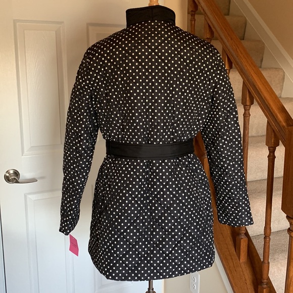 🎉HP🎉 Kate Spade polka dot belted quilted jacket - Picture 9 of 12